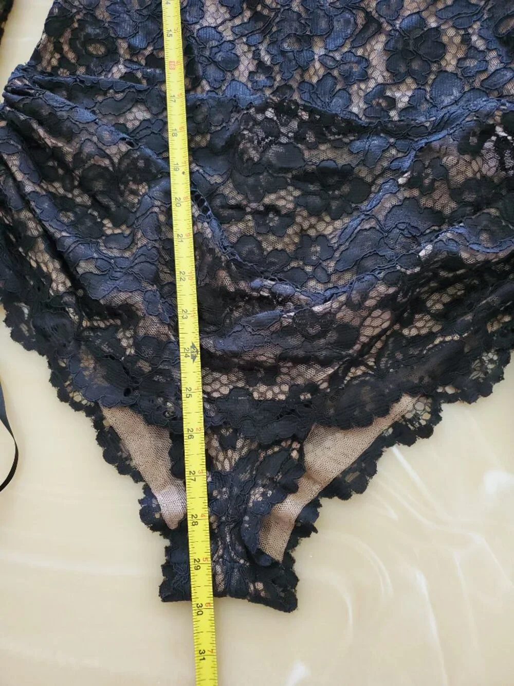 The Dolls House Flora Black Lace Romper Size Medium